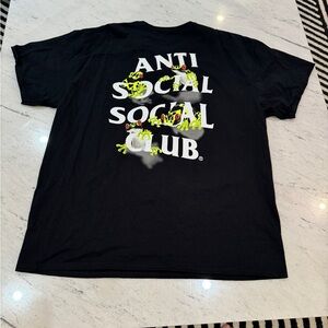 Anti Social Social Club Tee XXL - Yellow Banded Tee